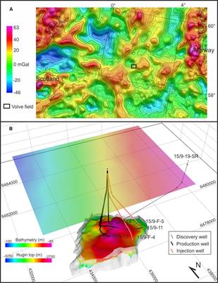 Four Dimensional Gravity Forward Model in a Deep Reservoir